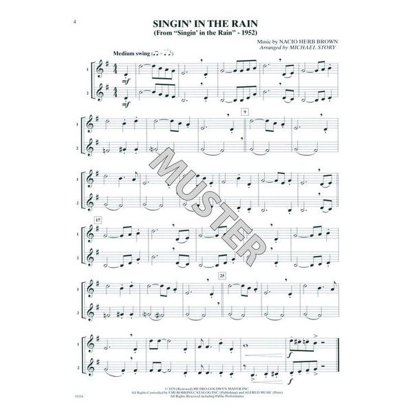 Alfred Music Publishing Movie Duets For All Trumpet