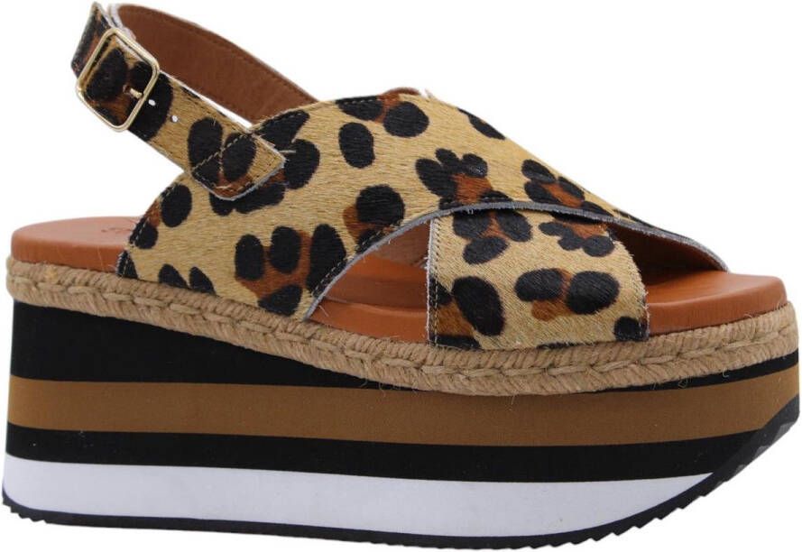 Sweet Lemon Schoenen Leopard Print Vrouwen