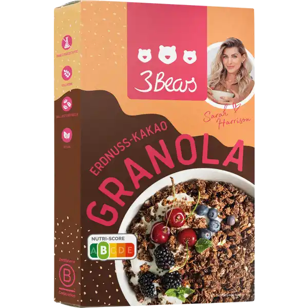 Granola Erdnuss-Kakao
