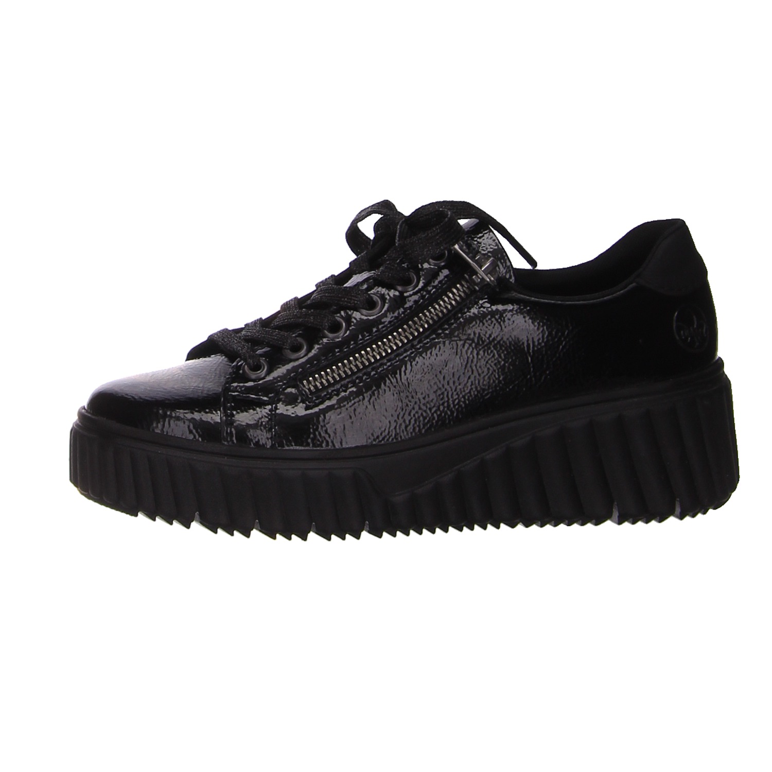 Rieker Schnürschuhe schwarz schwarz