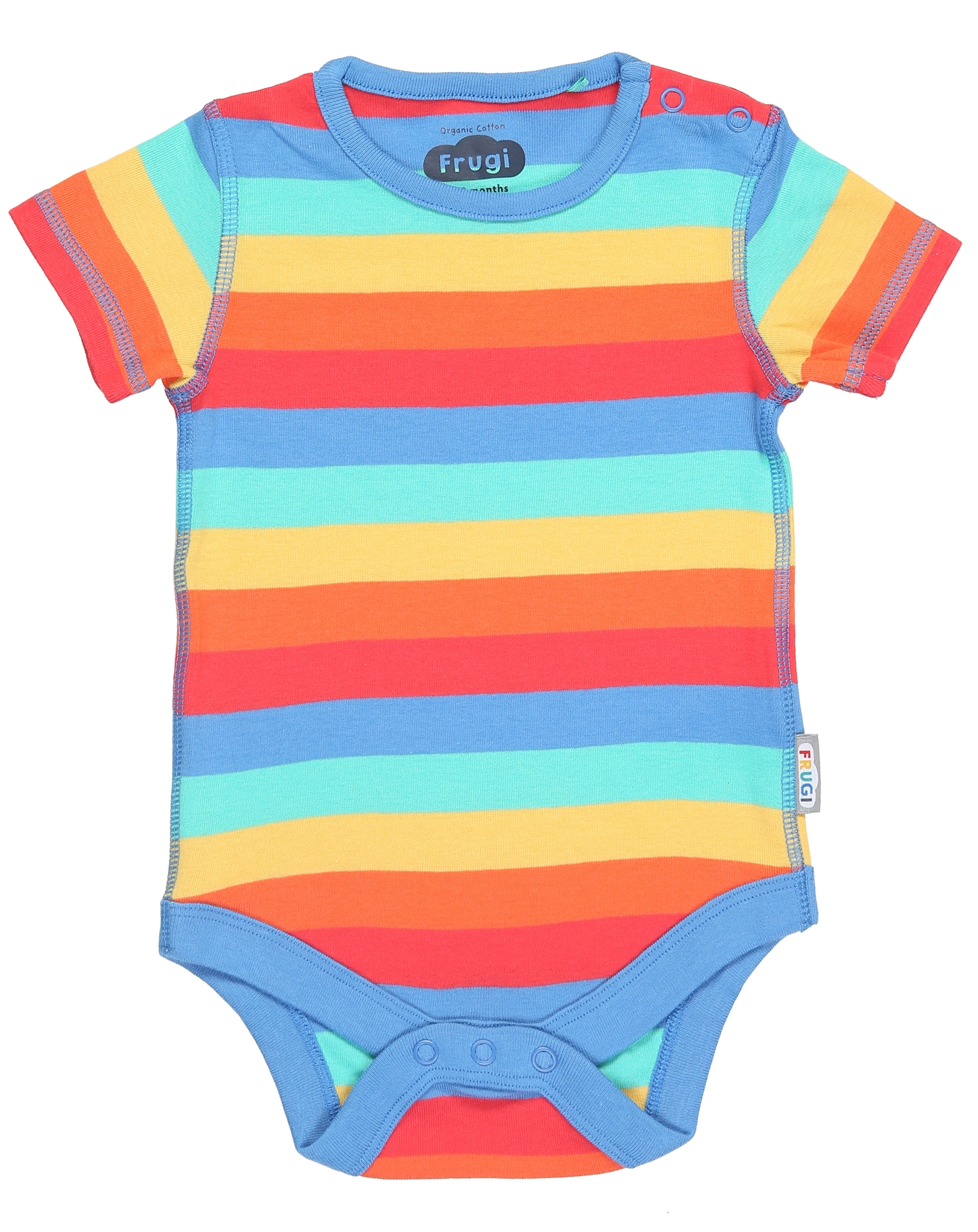 Kurzarm-Body RAINBOW 4er-Pack in bunt