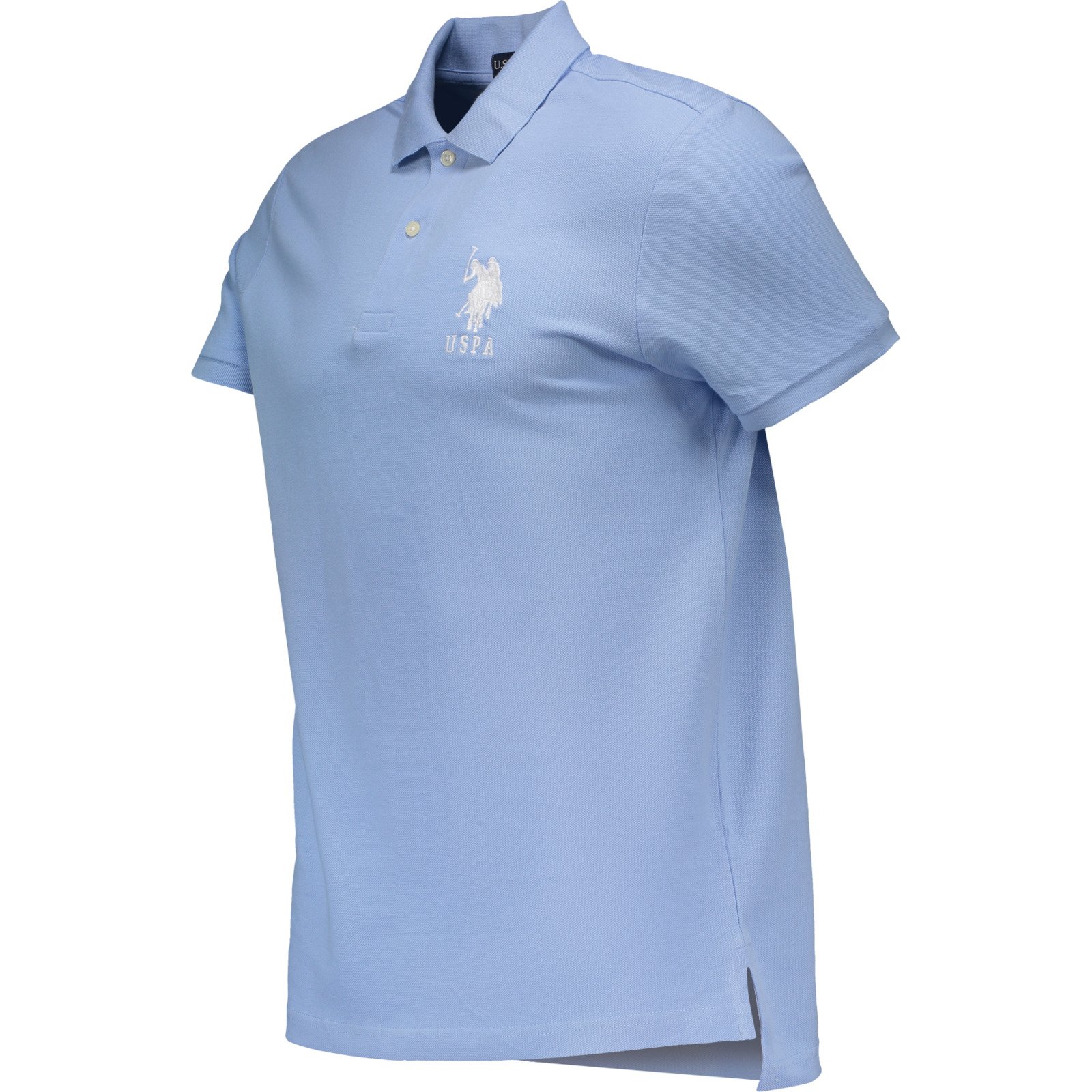 US Polo Assn. Herren-Poloshirt Pique 3 XXL, hellblau