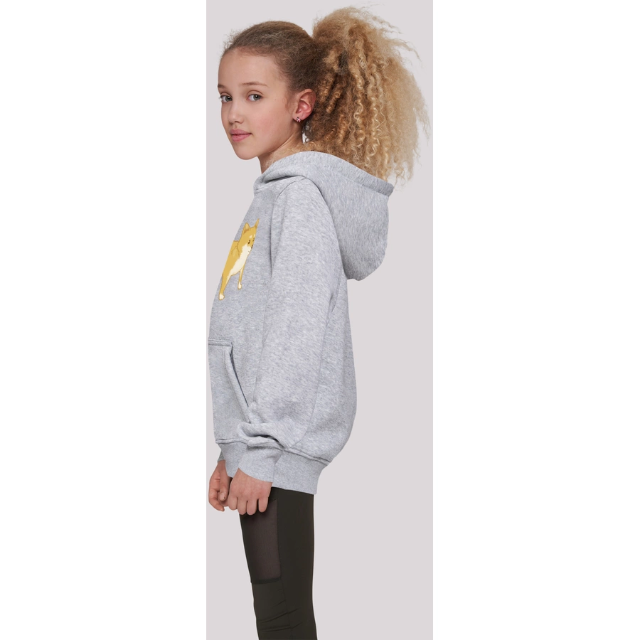 F4NT4STIC Hoodie Shiba Inu Hund heather grey