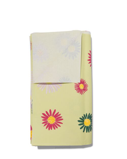nappe en papier fleurs 138x220