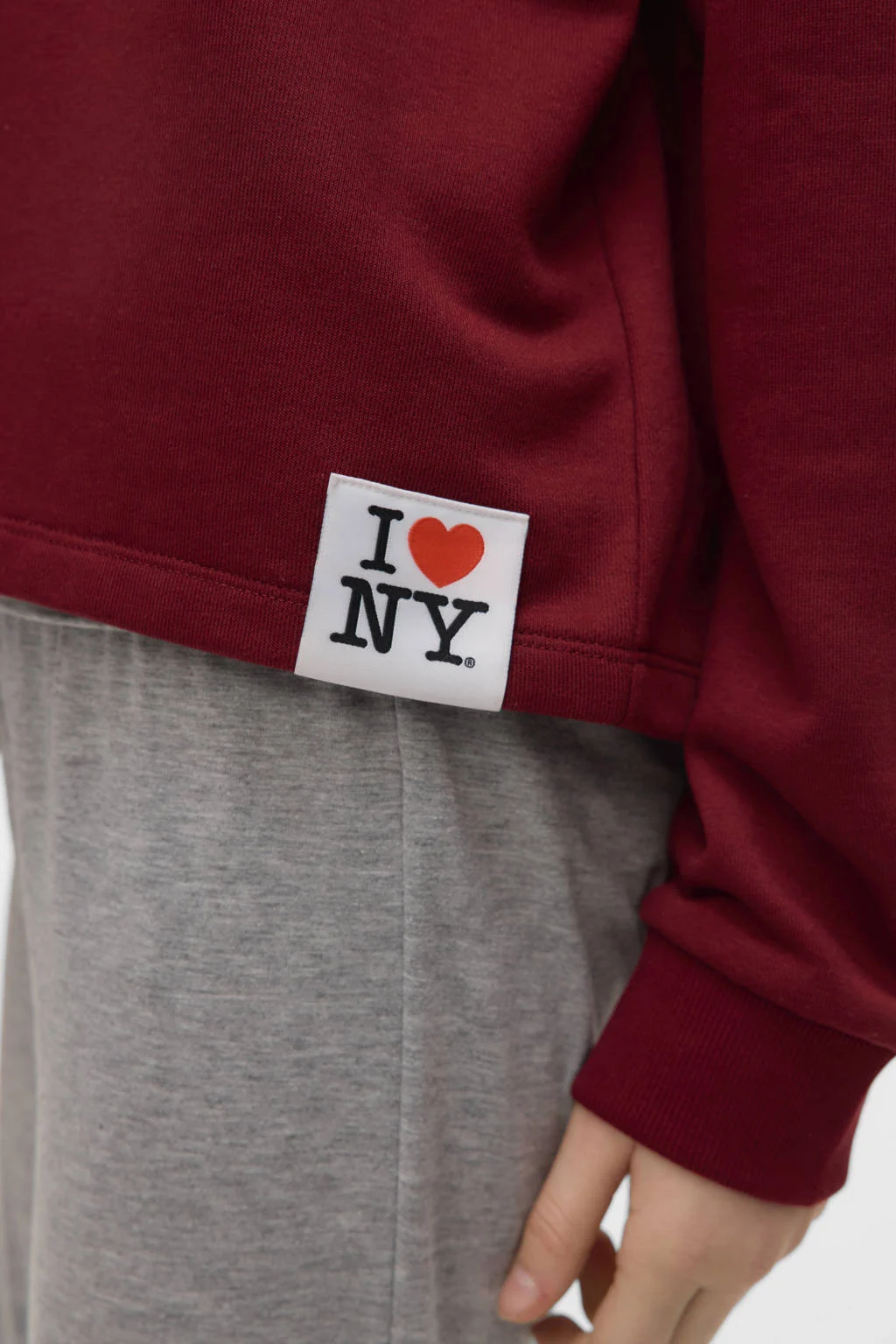 VERO MODA GIRL sweater donkerrood