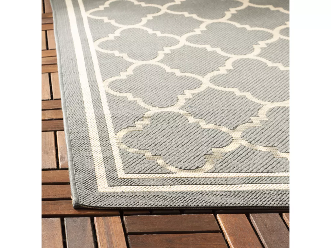 Tapis Anthracite & Beige 122 X 170 cm - Bleeker