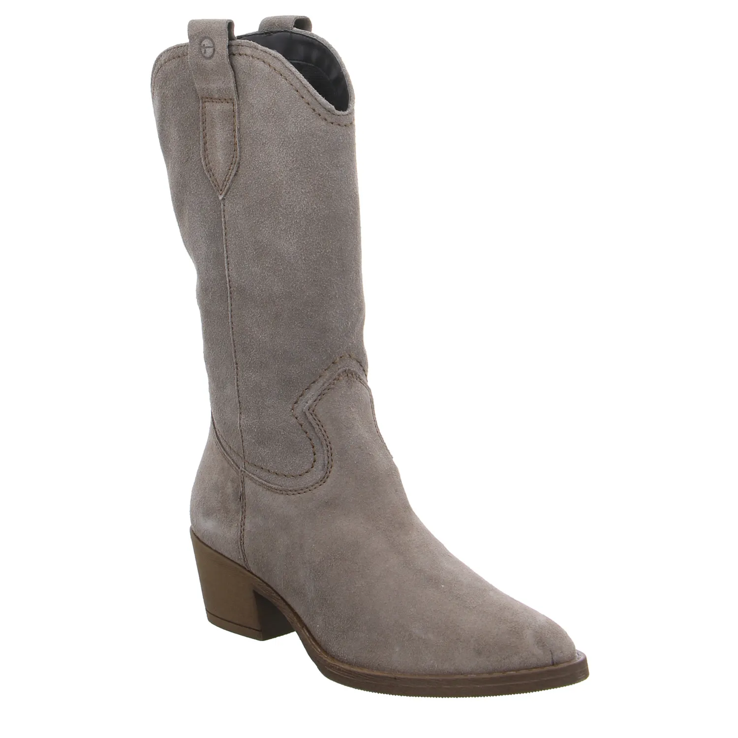 TAMARIS Stiefel Taupe Leder