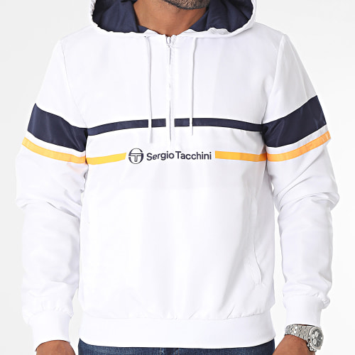 Veste Capuche Col Zippé Frannie 40132 Blanc