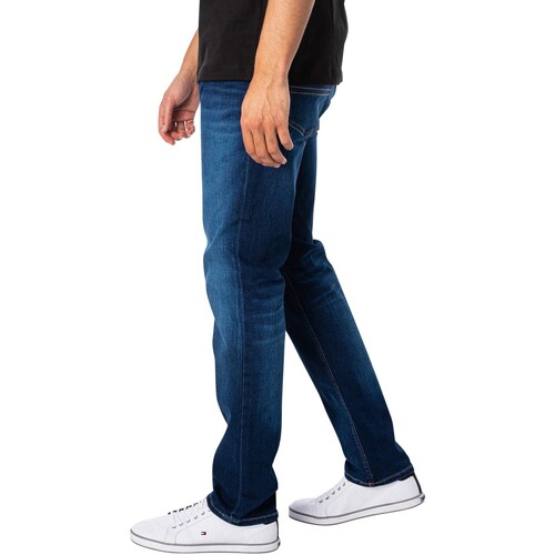 Tommy Jeans - Vaqueros Rectos Rectos Ryan Azul