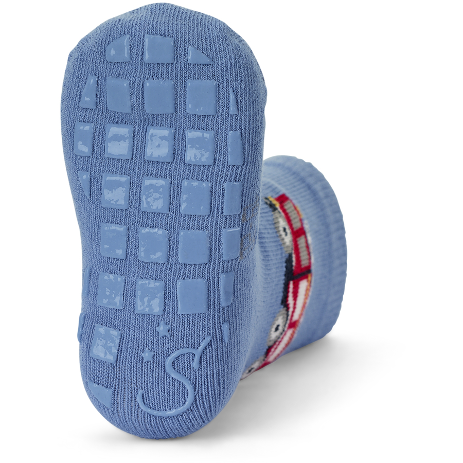 Sterntaler ABS-Söckchen Feuerwehr, 2er-Pack samtblau
