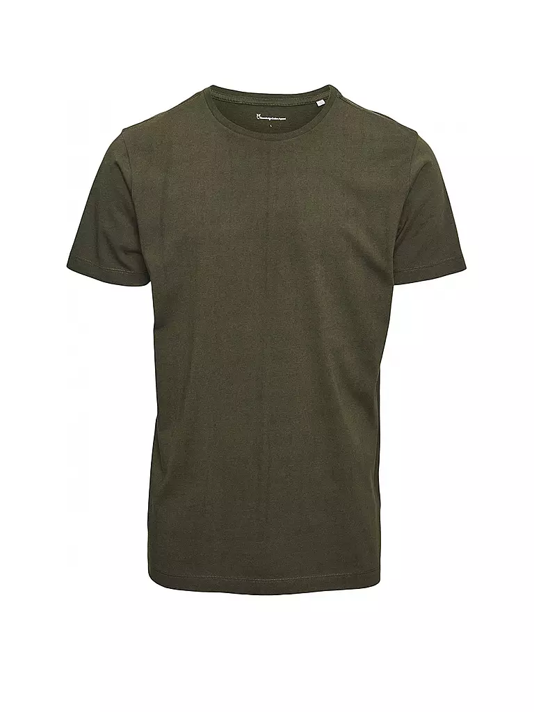 KNOWLEDGE COTTON APPAREL T-Shirt ALDER olive