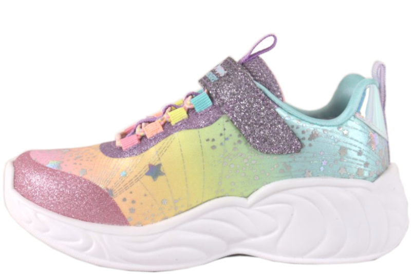 SKECHERS S LIGHTS UNICORN DREAMS SNEAKERS MED LYS