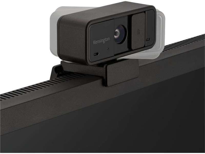 Kensington Webcam W1050 Fixed Focus Weitwinkel-Webcam mit USB-A Anschluss und flexible Kamerapositionierung