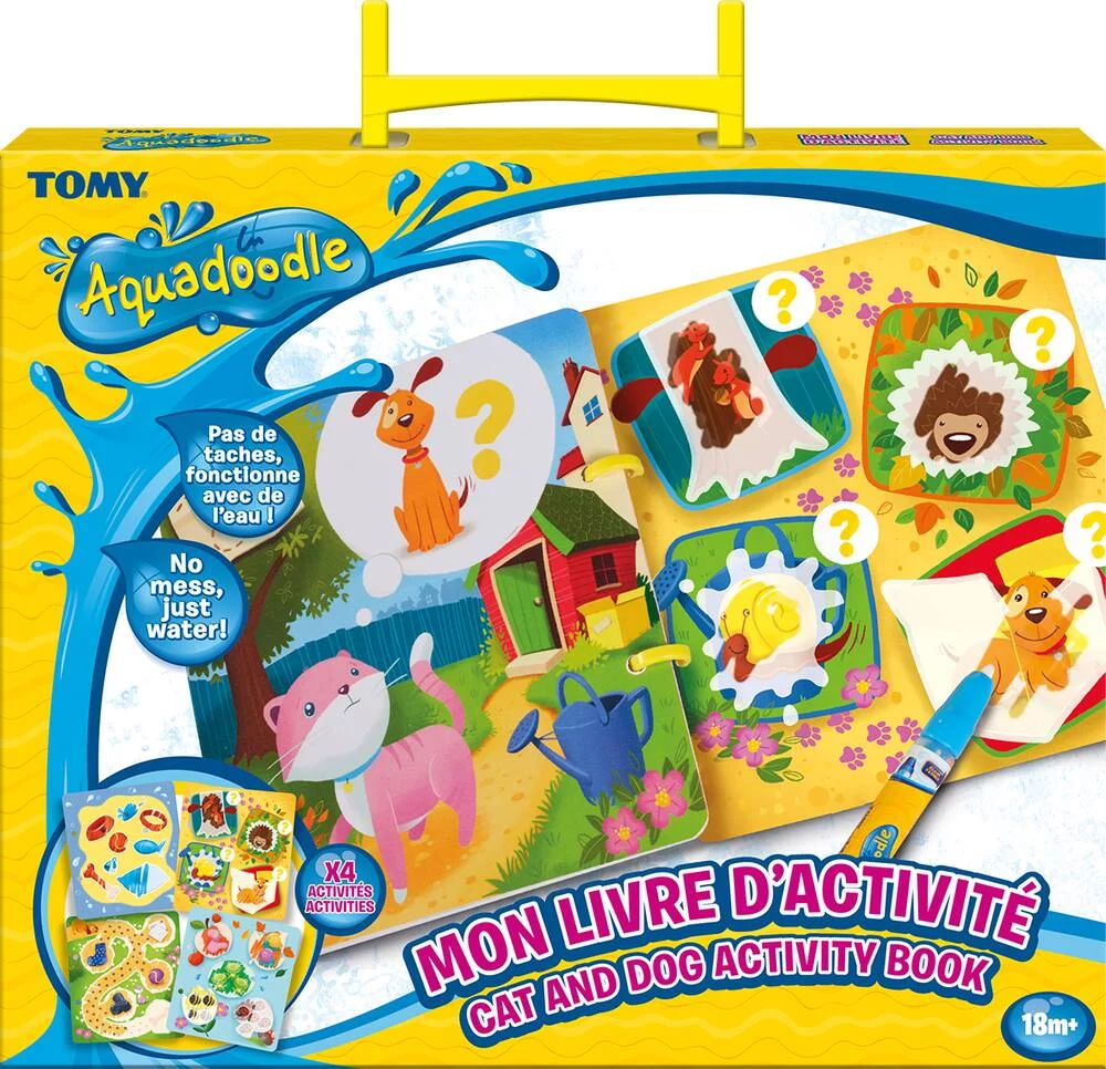 AQUADOODLE - MON LIVRE DE COLORIAGE & D'ACTIVITÉS