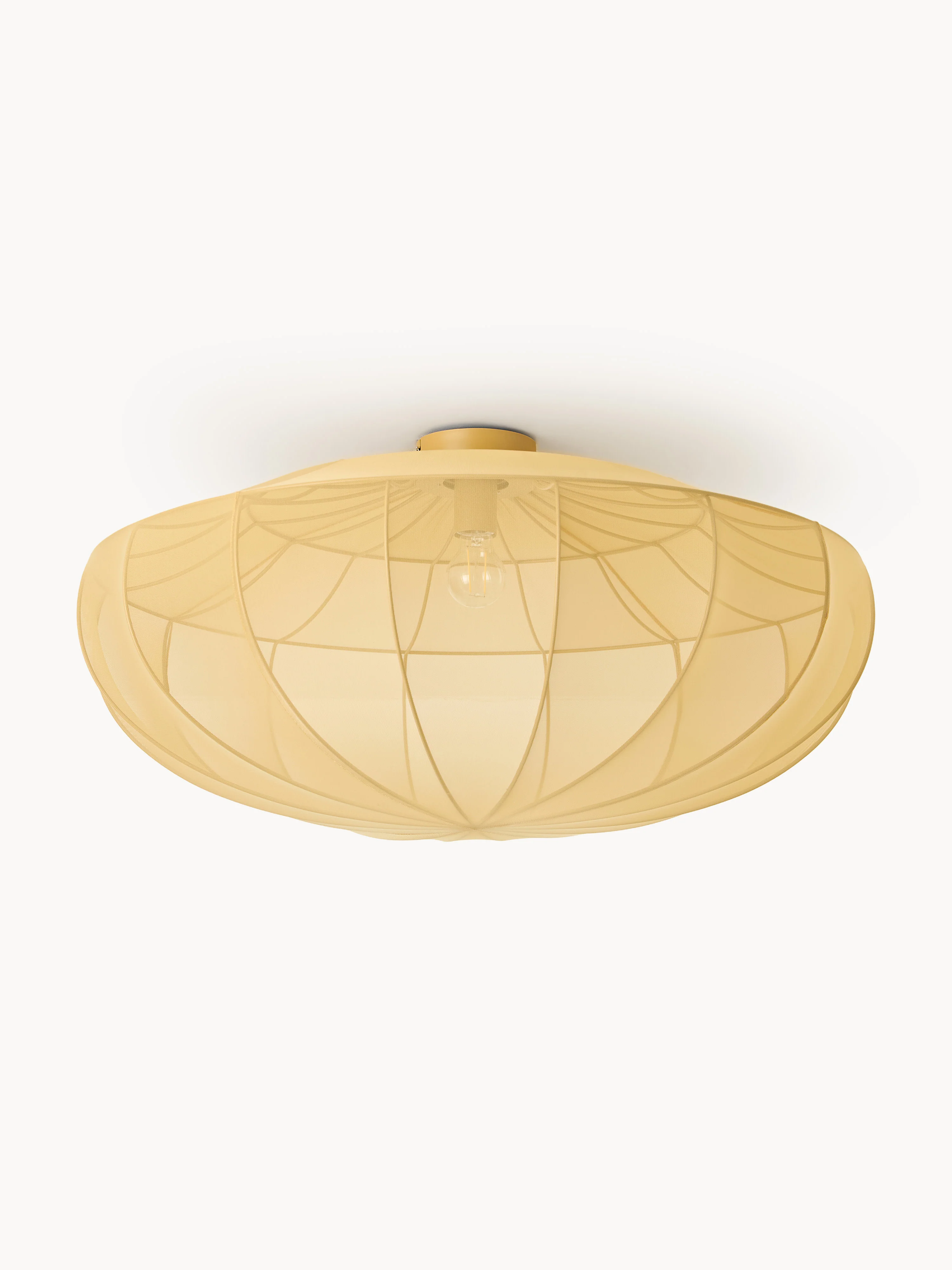 Grote plafondlamp Beau van netstof
