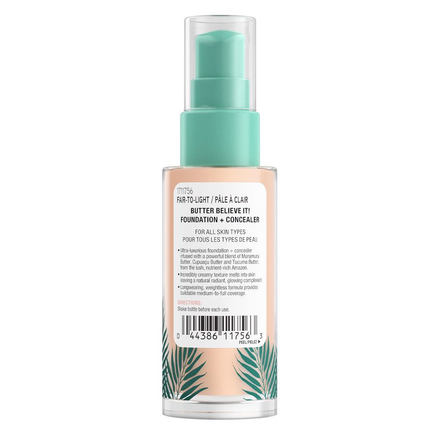 Physicians Formula Butter Foundation + Concealer Fair-To-Light 30ml