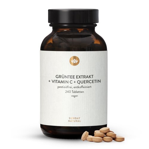 Sunday Natural Products  Grüntee Extrakt Tabletten 150mg