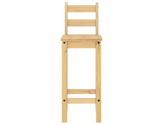 VIDAXL - Ensemble table et chaises Ensemble de bar 3 pcs bois de pin massif