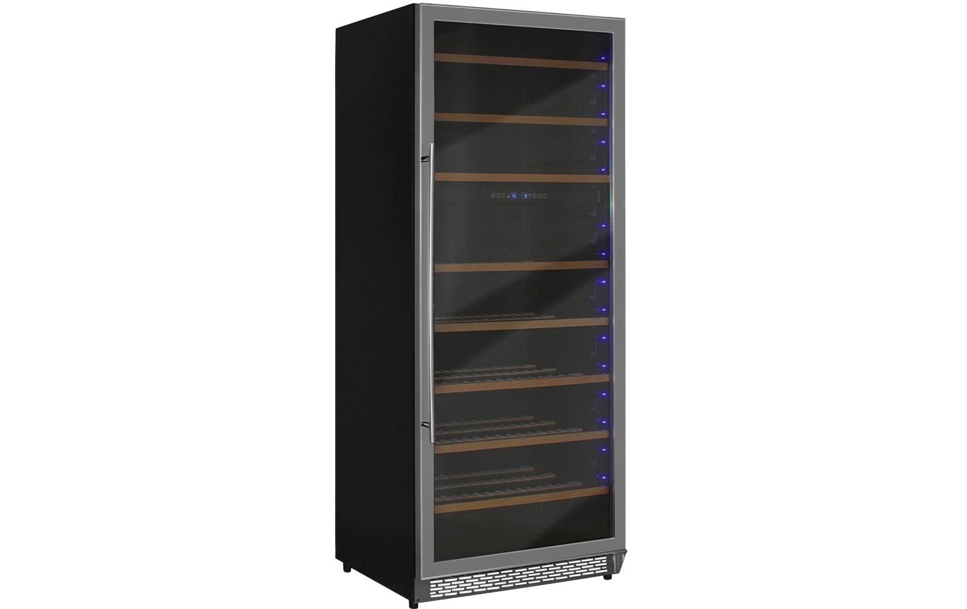 Weinklimaschrank ST300 Schwarz, Rechts<br>Freistehender Weinkühler