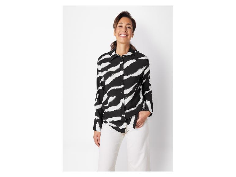 Satijnen dames blouse