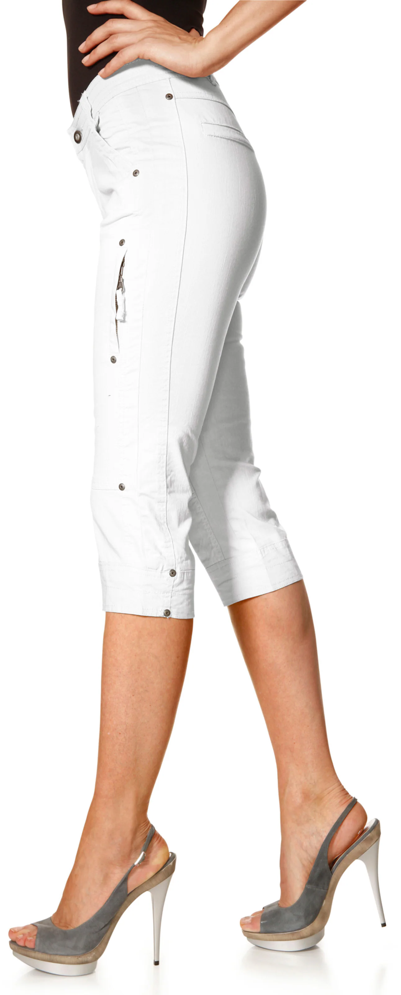 heine Capri-Hose in weiß