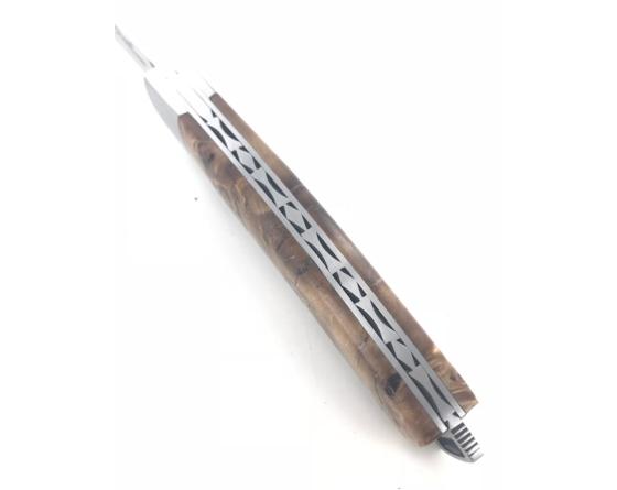 Le Thiers Nature Loupe de Peuplier Stabilisée Couteau de Poche - Laguiole par Fontenille Pataud