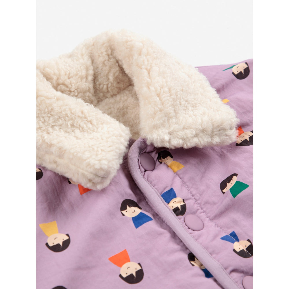 Køb Bobo Choses Lavender Game Pawns All Over Vendbar Sheepskin Jakke