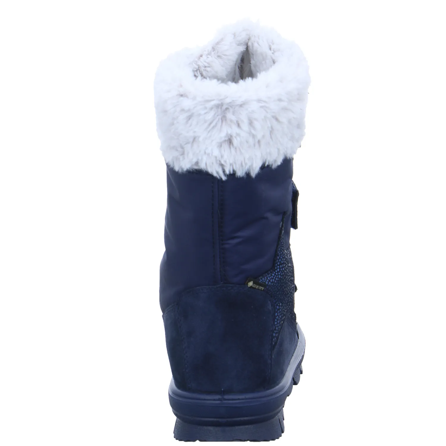 SUPERFIT Mädchen-Snowboot Membrane Dunkelblau Textil  Mädchen Winterstiefel