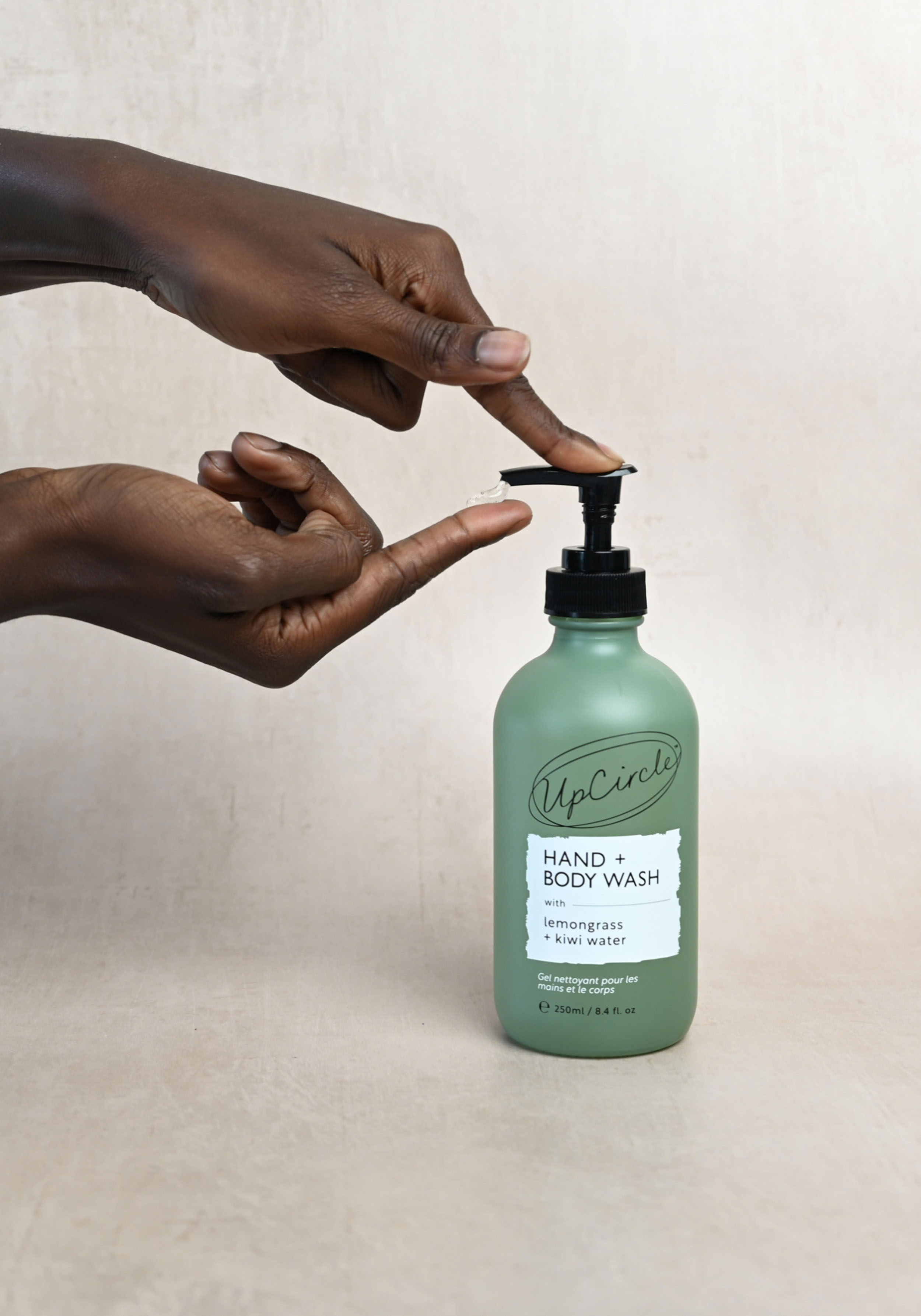 UpCircle Hand & Body Wash Lemongrass, Kiwi Water