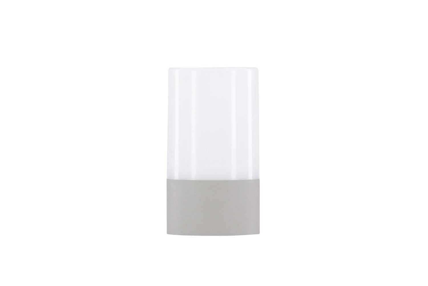 Tubu LED tafellamp voor buiten, grijs. 10 x 10 x 18 cm