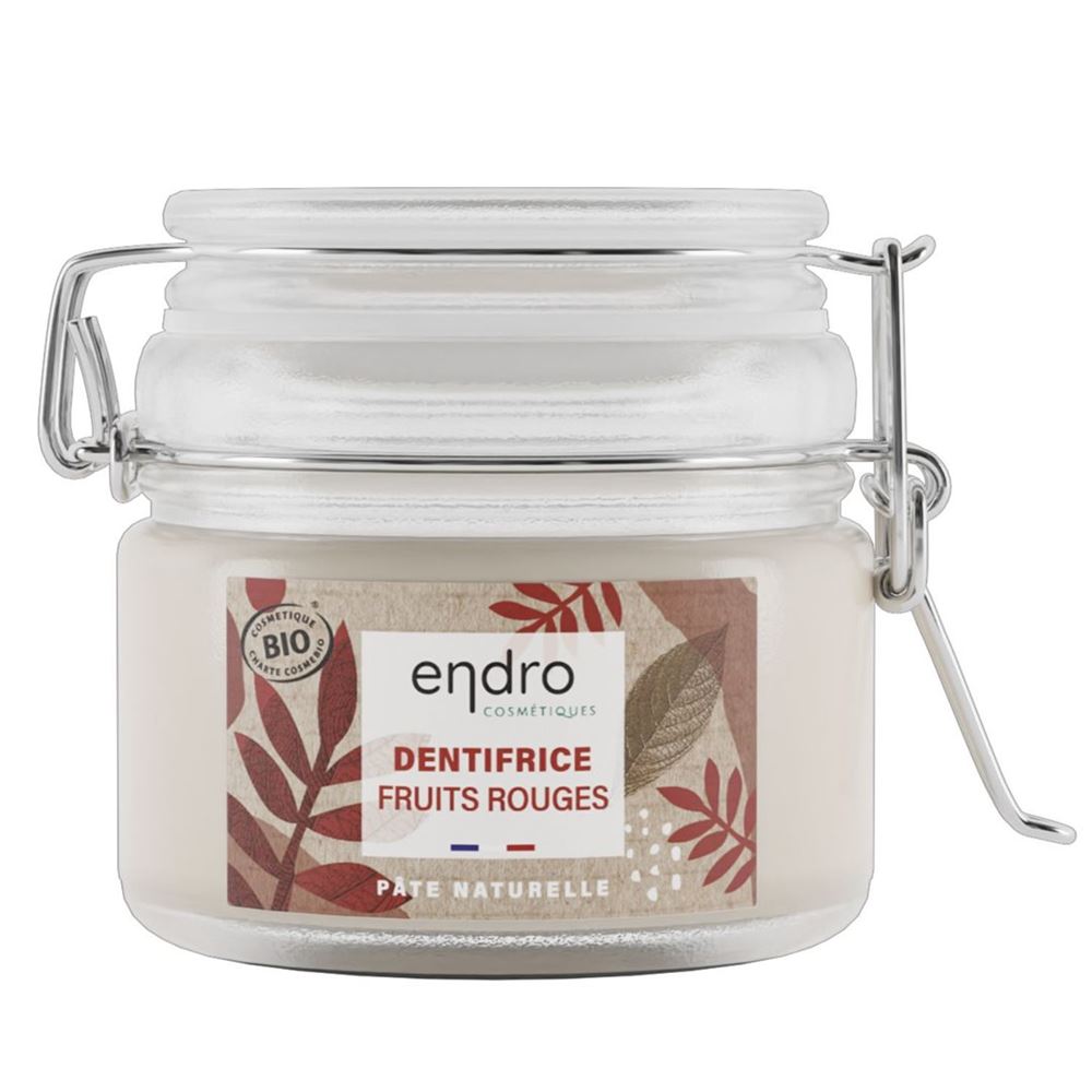 ENDRO COSMETIQUES Zahnpasta Paste natürlich rote Beeren Glas 100 ml