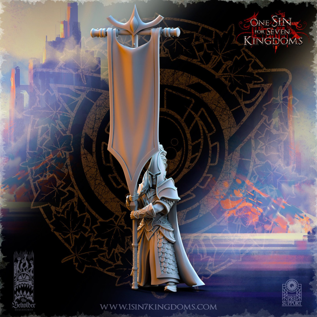 The Beholder Miniatures - Elfes - 8 Epée d'Ashur