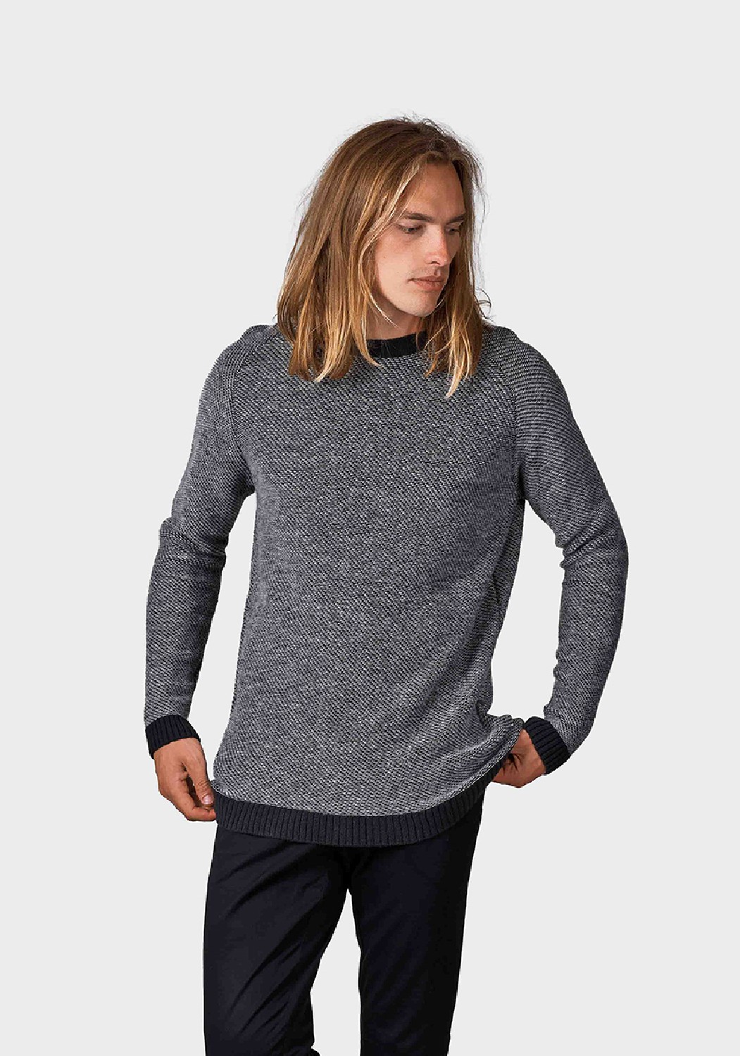 Klitmøller Collective Strickpullover Arthur Olive/Cream