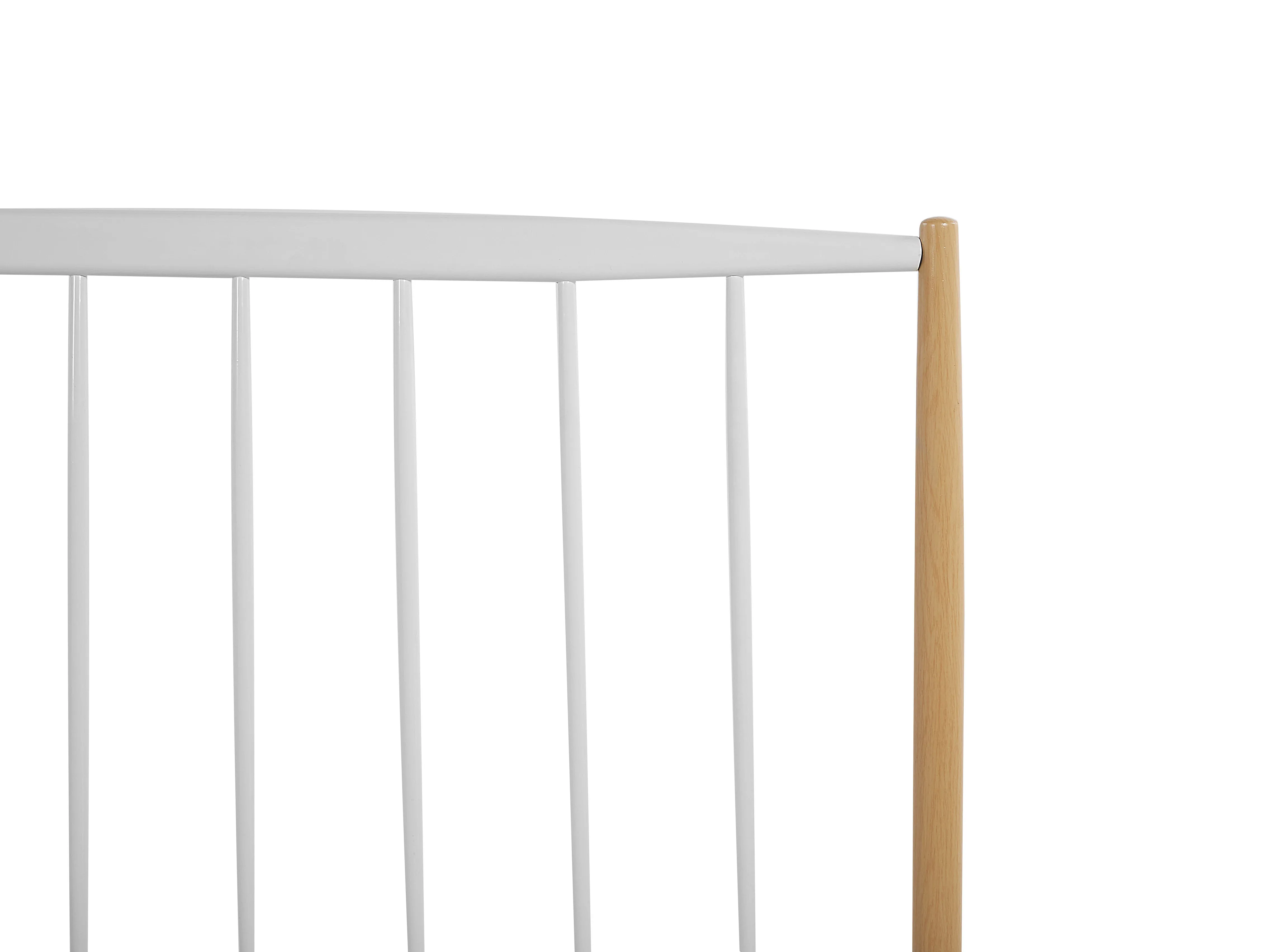 Bed Metaal MAURS 180 x 200 cm Wit