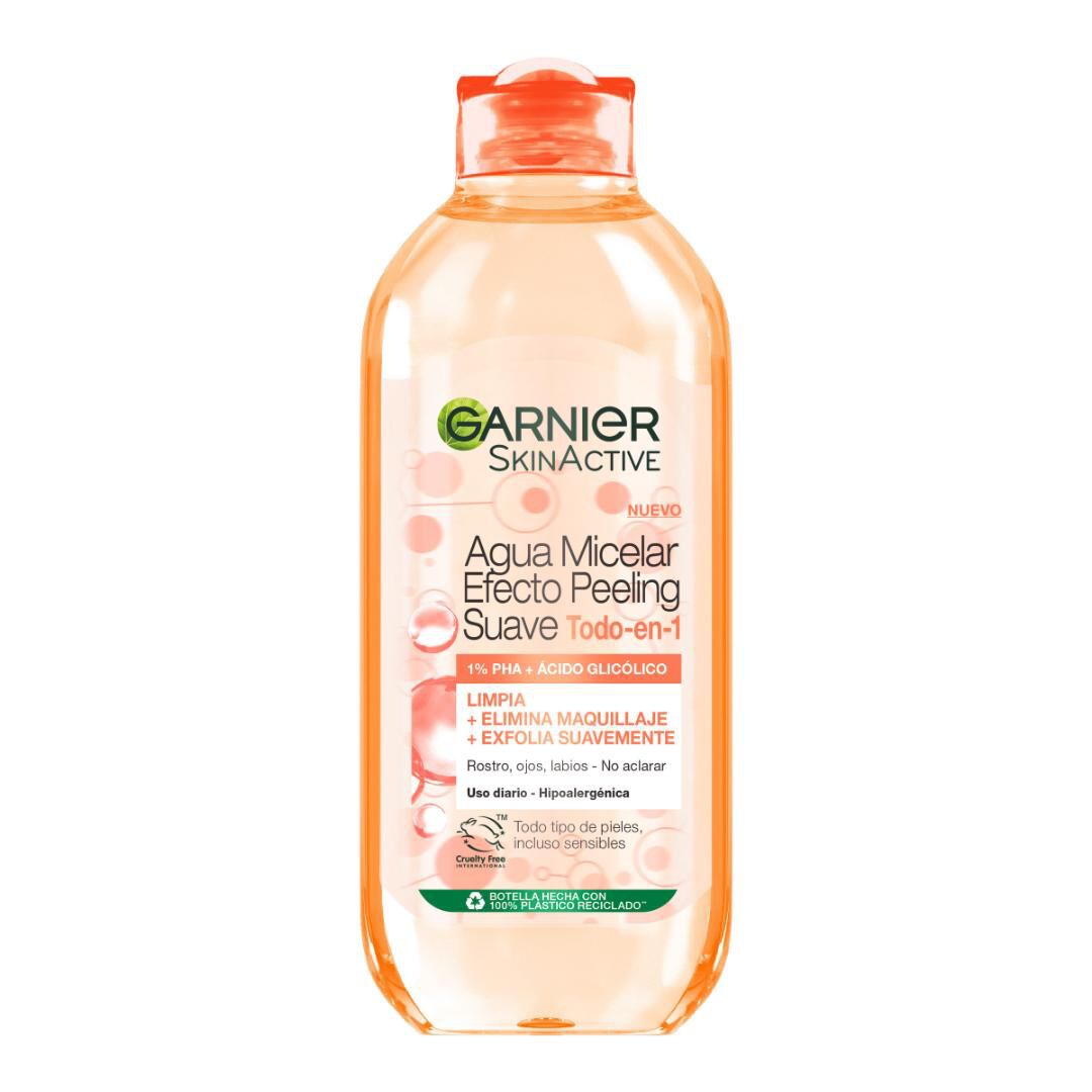 GARNIER  Água Micelar Peeling Suave de Ácido Glicólico - 400ml