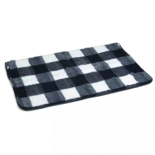 Cama azul e branca para cachorro