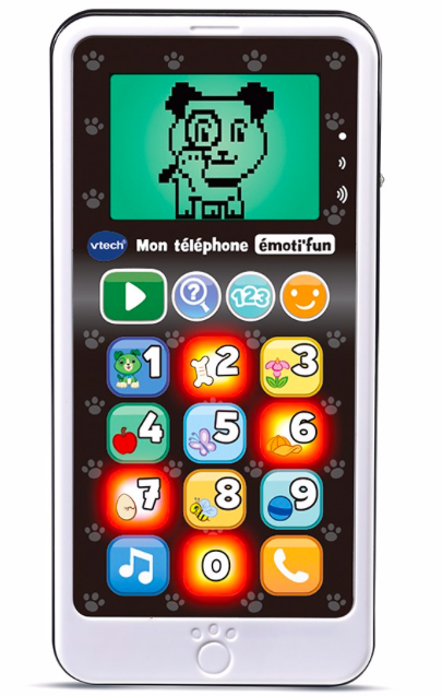 JEUX DE MÉMOIRE MON TÉLÉPHONE ÉMOTI'FUN - Ecru