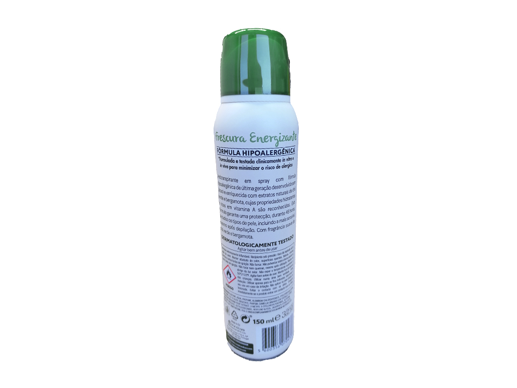 DESODORIZANTE SPRAY FRESCURA ENERGIZANTE FENO DE PORTUGAL 150 ML