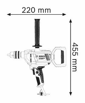 Bosch GBM 1600 RE Boormachine - 06011B0000