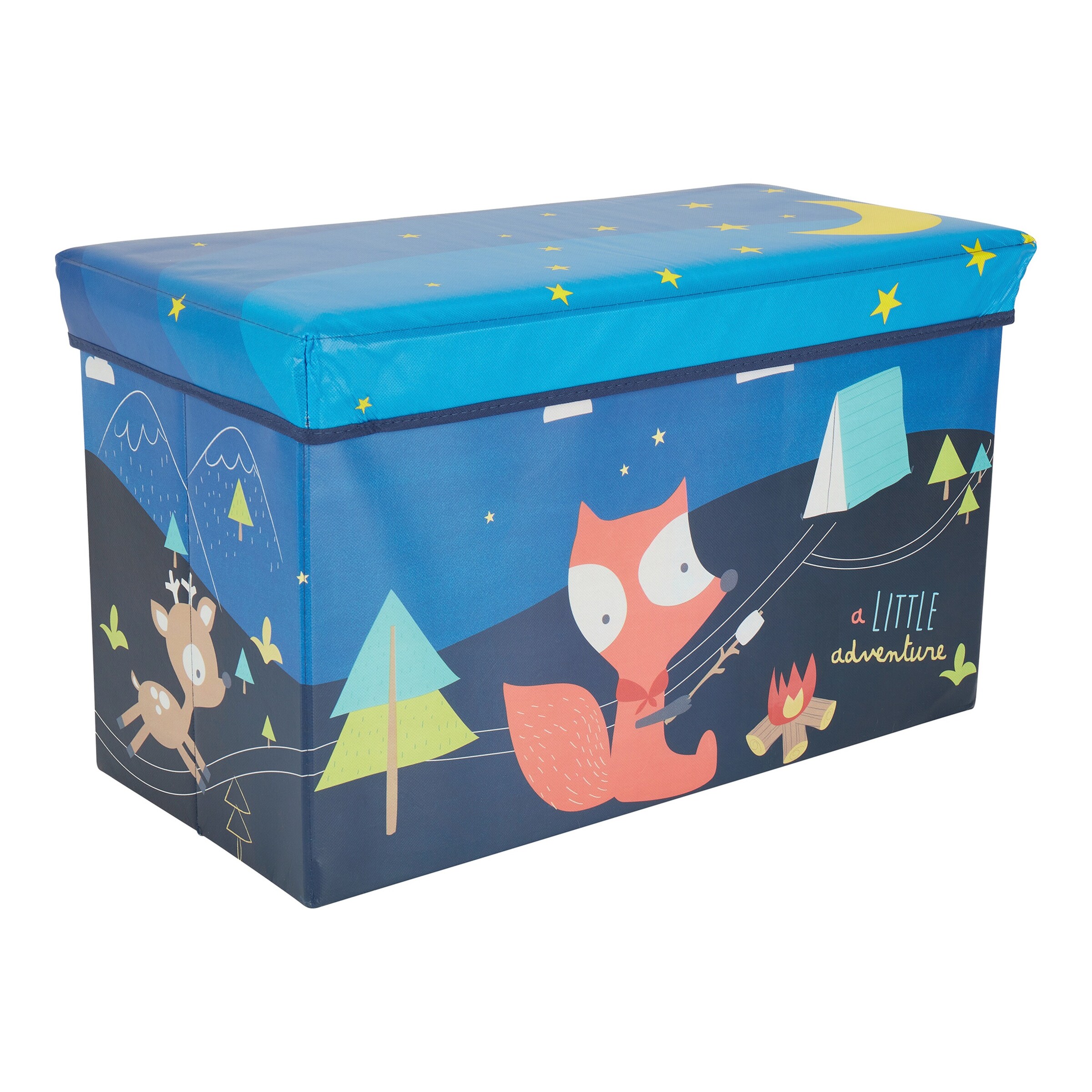 Bieco Aufbewahrungs- und Sitzbox blau / Pfadfinder