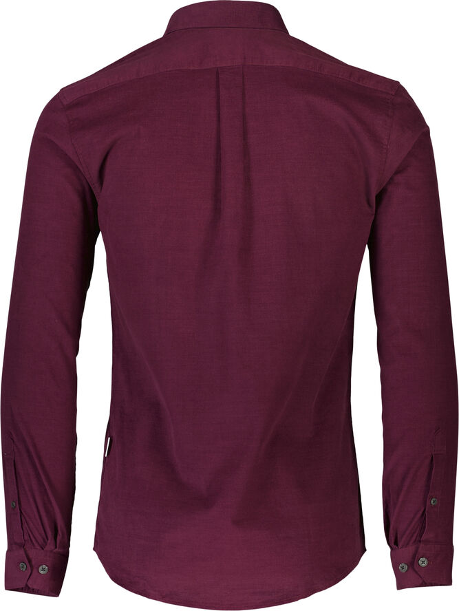 Lindbergh Fine corduroy shirt L/S Burgundy