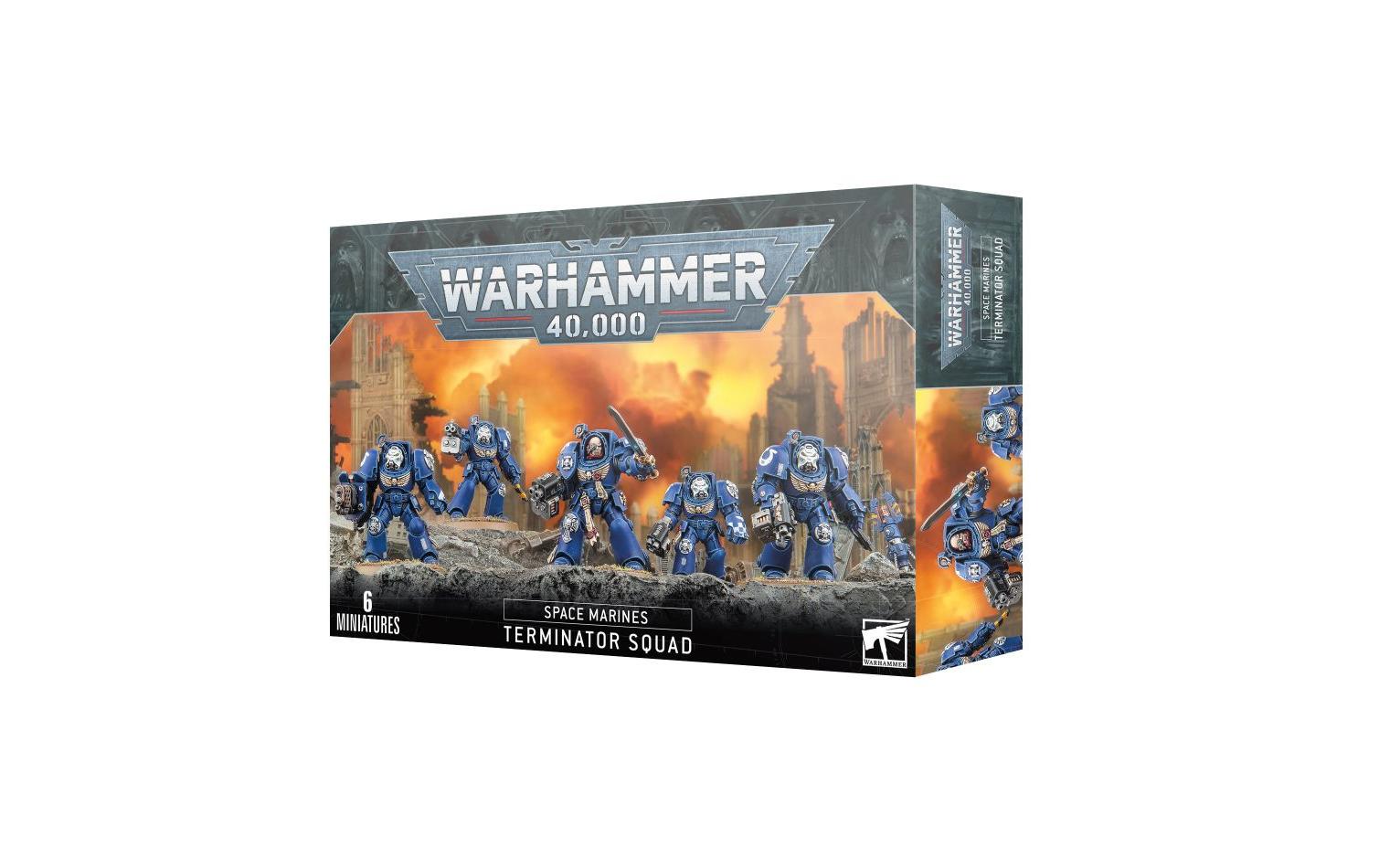 Figurenset Warhammer 40.000 TerminatortruppWarhammer 40.000 Miniaturen Space Marines Terminator Squad