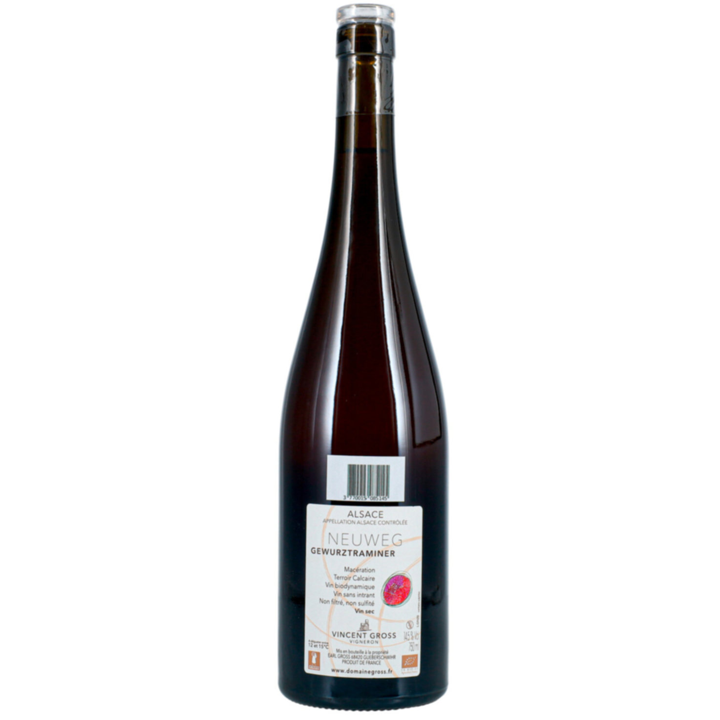 Alsace AOP Gewurztraminer Neuweg Domaine Gross -75cl