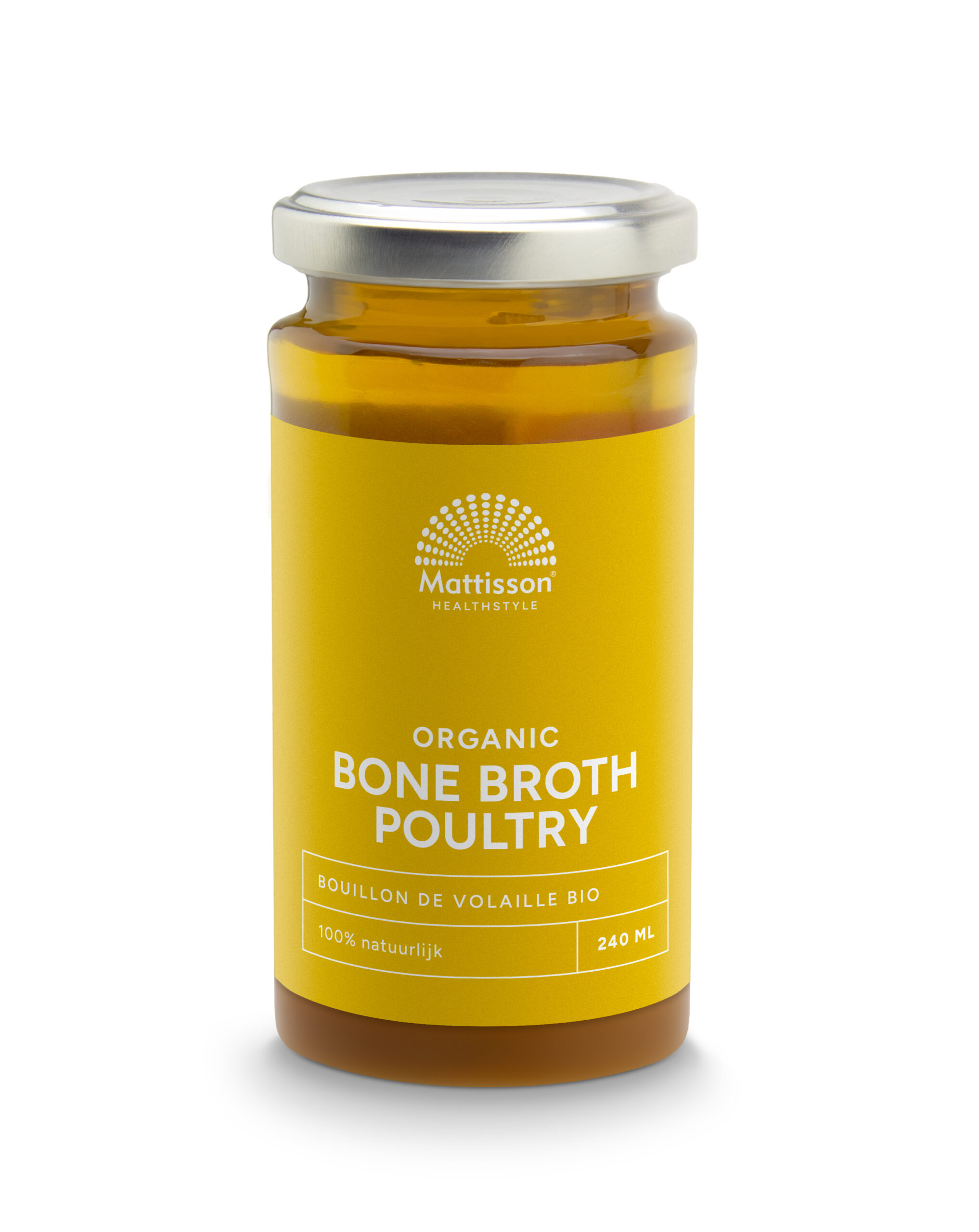 Mattisson Organic Poultry Bone Broth – Botten Boullion Gevog (240 ml)
