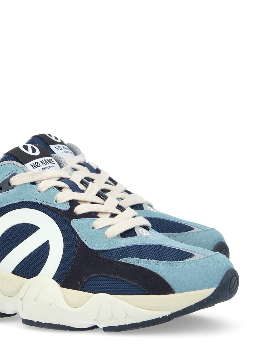 no name Baskets de ville Homme Krazee Runner M Bleu Daim