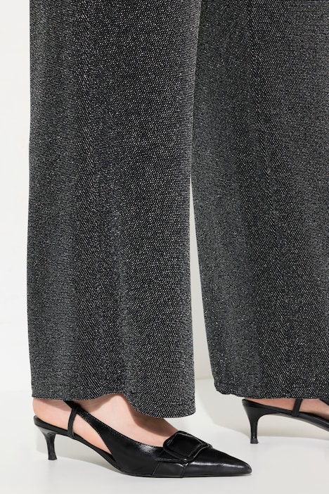 Jerseyhose, Glitter, gerades Bein, Elastikbund