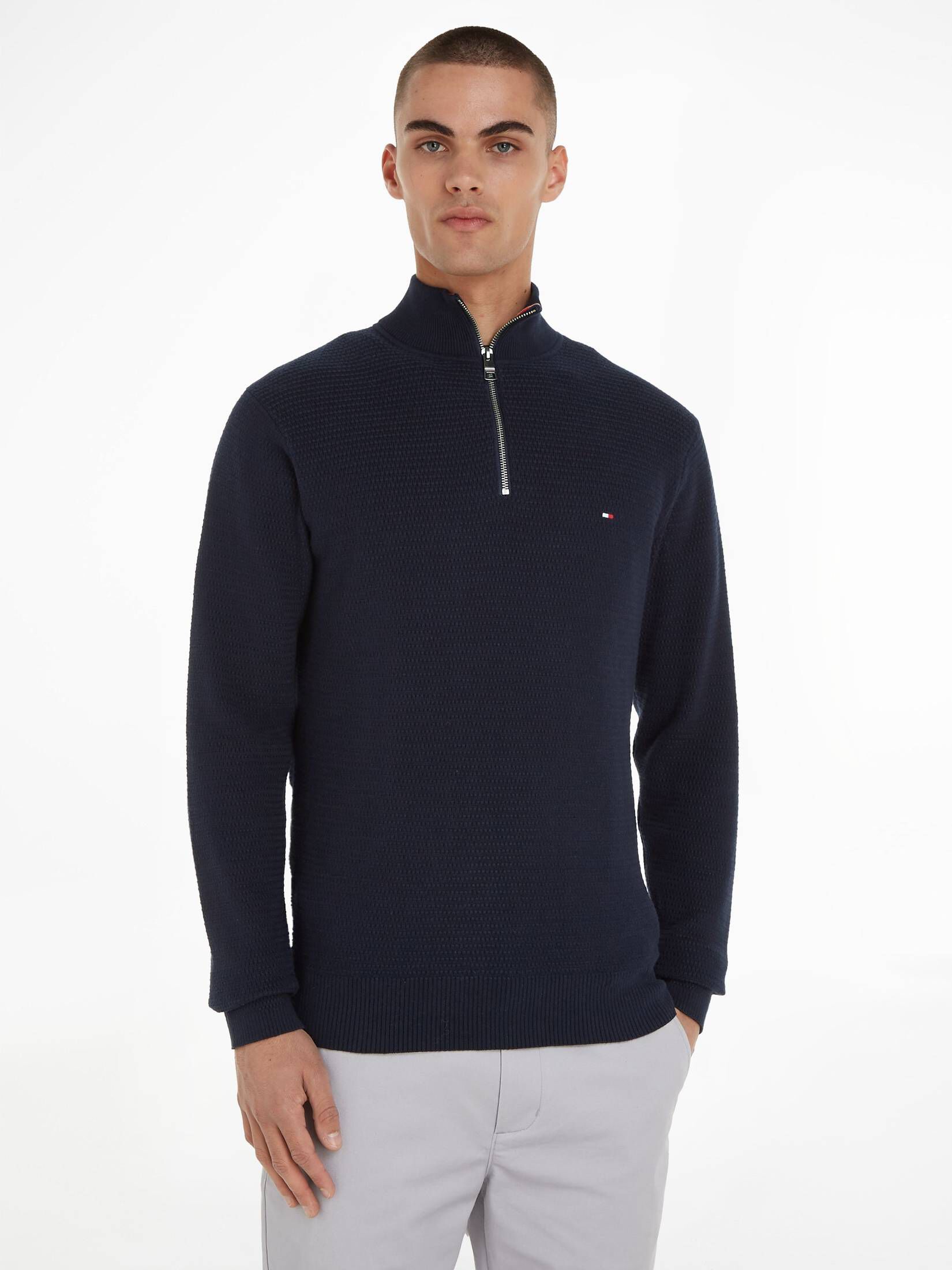 Tommy Hilfiger| Herren Strickpullover INTERLACED