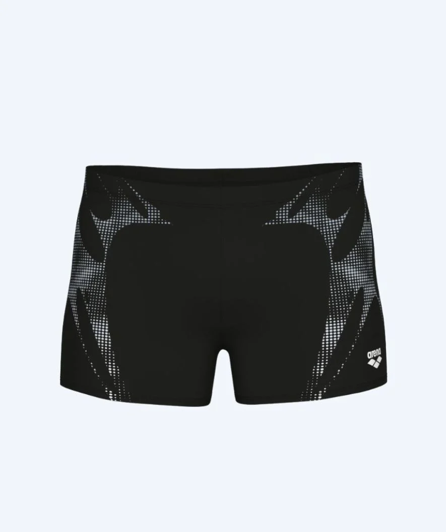 Arena trunks til mænd - Spider Web - Sort/hvid