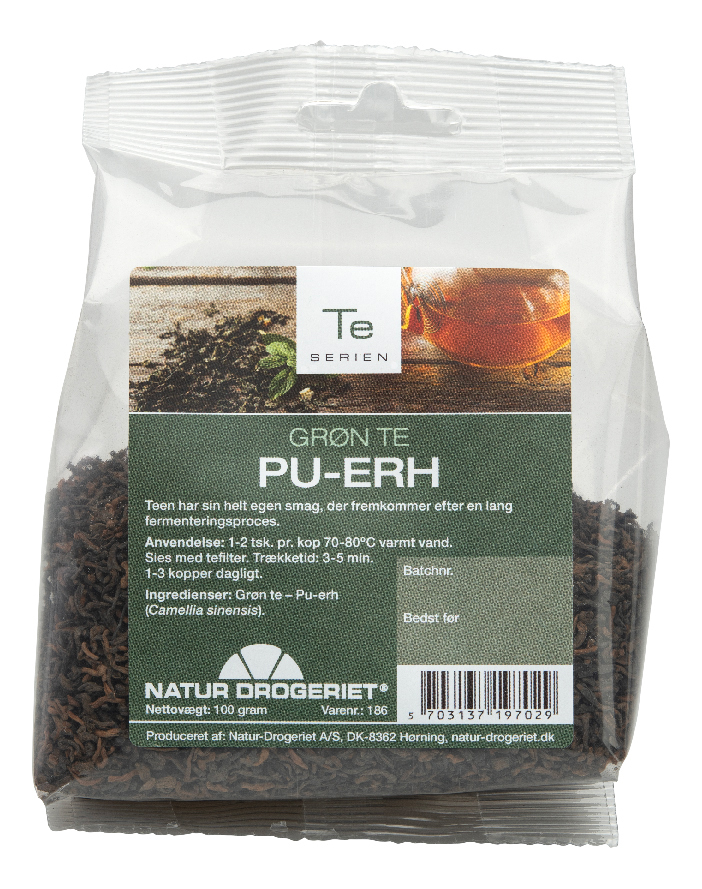 Natur-Drogeriet Pu-Erh Te - 100 g.