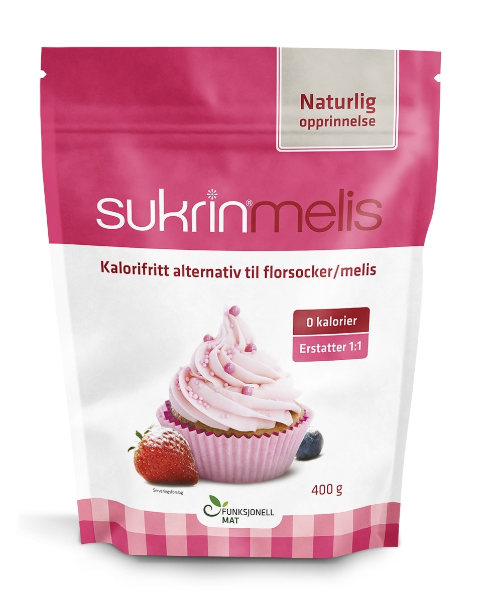 Funksjonell Mat Sukrinmelis med Stevia 400g